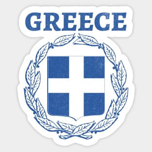 Greek Coat of Arms Sticker